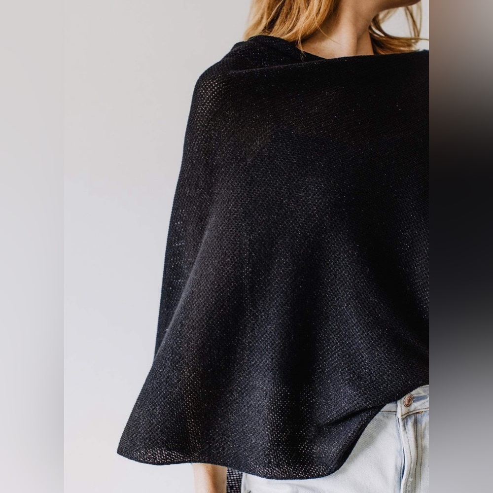 Amma Black Sparkle Cocoon Nursing Cover